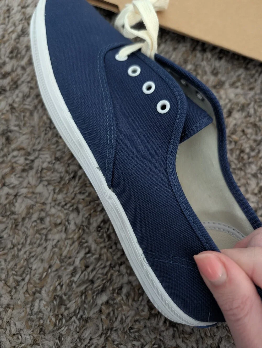 NWT Keds Champion Point Low Lace-Up Canvas Tennis Shoes - Picture 9 of 14